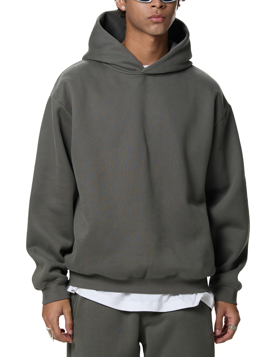 Fleeced Boxy Hoodie – Essential Streetwear | Tapstitch-7